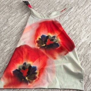 Women's reversible Floral Halter Top